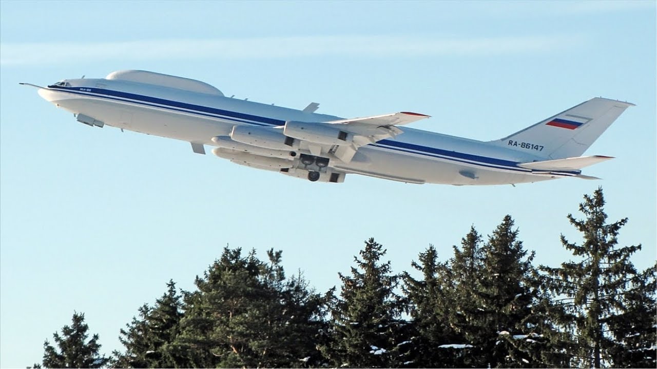 Russia's Ilyushin Il-80 designed to protect President Vladimir Putin from a nuclear attack.