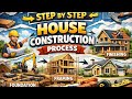 House construction process steps Part 1 #interiordesign #homedecor #dreamhome #buildyourhome 