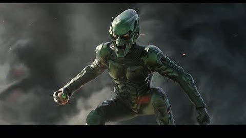 green goblin bridge fight scene (Spiderman no way home)