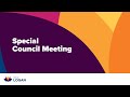 Special Council Meeting Livestream, Monday, 21 June 2021 @ 10am