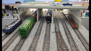K&W HO Scale Model Railroad, Construction Update #41 -  Track weathering/ballast work, bridge done!