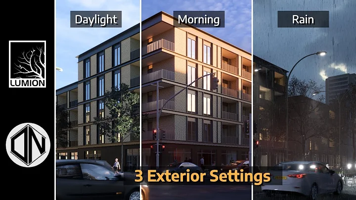 Lumion 2023 - 3 Exterior Render Settings