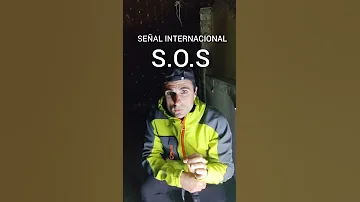 ¿Cómo es una señal de SOS?