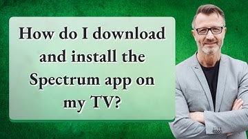 How do I download and install the Spectrum app on my TV?