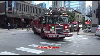 Chicago Fire Department Truck 3 & Battalion 1 Responding Chicago Fire Department Truck 3 & Battalion 1 Responding
