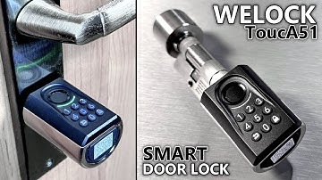 WELOCK ToucA51 Smart Door Lock All in One! Unboxing and Review - Aesthetic ASMR
