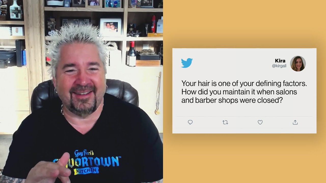 Guy Fieri On Maintaining Signature Hairstyle Amid Covid: Lori Trimmed It When "I Was Full Porcupi… | Rachael Ray Show