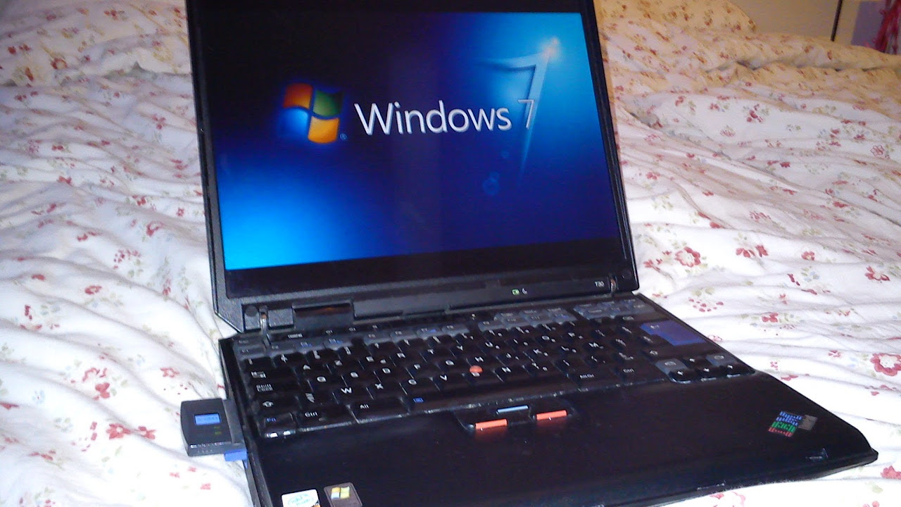 New IBM Thinkpad T30 Windows 7!! Review