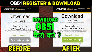 Free Fire ob51 Advance Server Download | FF Advance Server Download Link | Free Fire Advance Server 