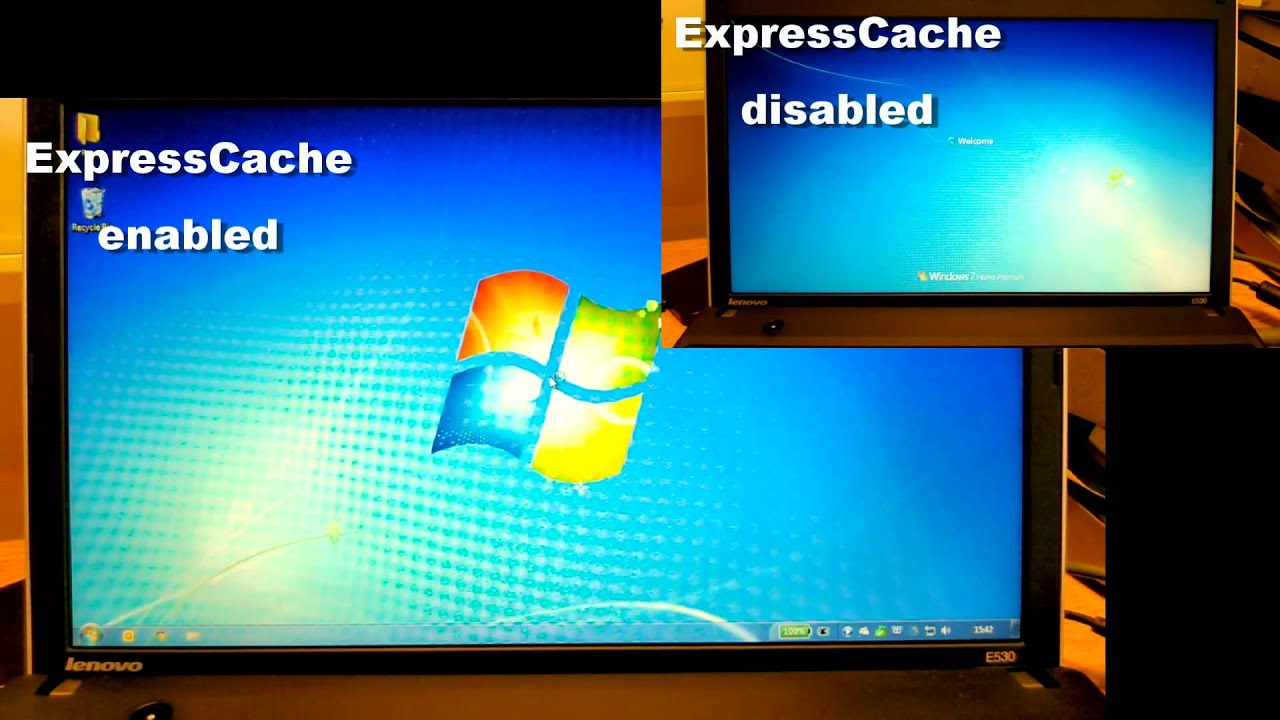Lenovo ThinkPad Edge E530 - SSD ExpressCache boot times comparison ...
