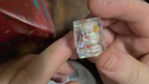 Handmade resin dice reveal #6 commission and dnd experiment 