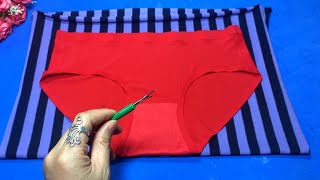 Sewing tips and tricks underwear | Trust me sewing underwear this way is quick and easy | DIY 85
