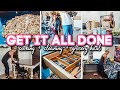 GET IT ALL DONE //  Cooking + Cleaning + Grocery Haul