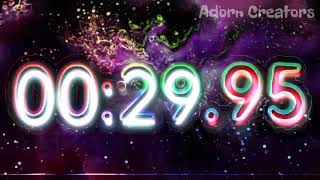 #kinemaster 30 seconds countdown