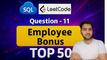SQL Interview Trick: Employee Bonus SQL | LeetCode Interview Question Explained Step-by-Step