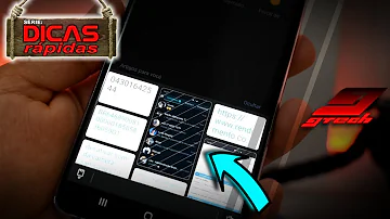 Como colocar área de transferência no celular?