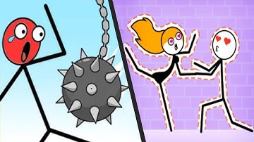 RAGDOLL BREAK vs THROUGH THE WALL - New Levels STICKMAN Satisfying Double Gameplay Android ios