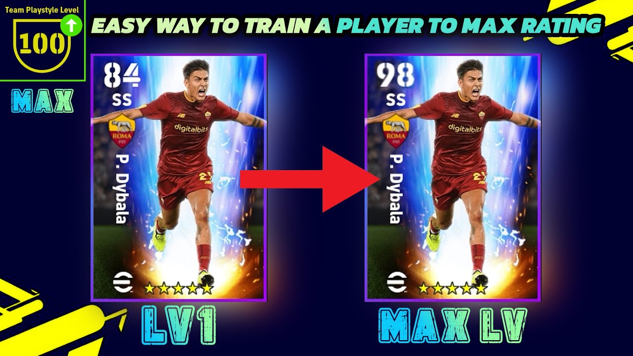 🔴 Train Players To Max Rating eFootball 2023