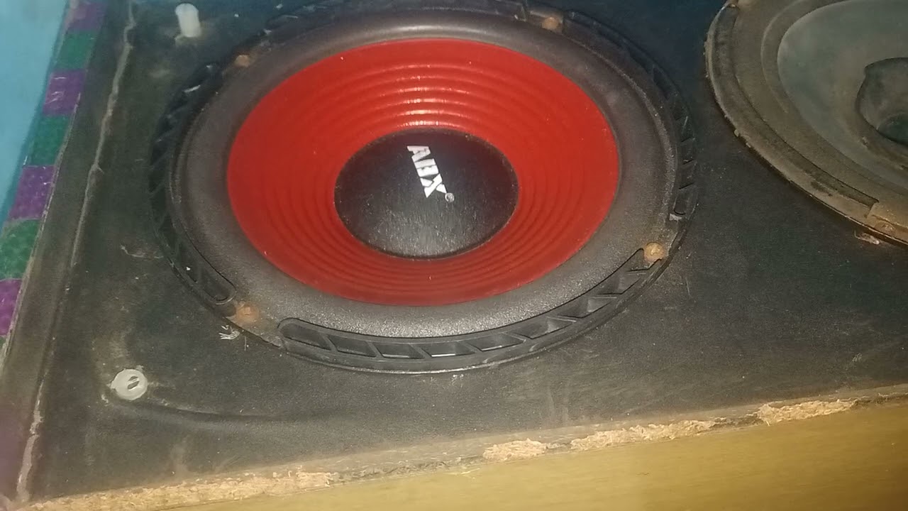 Abx Black one 90x17 Magnet And Red One 120x120 Magnet size 8 inch woofer Test on 2x4440Borad or 3773