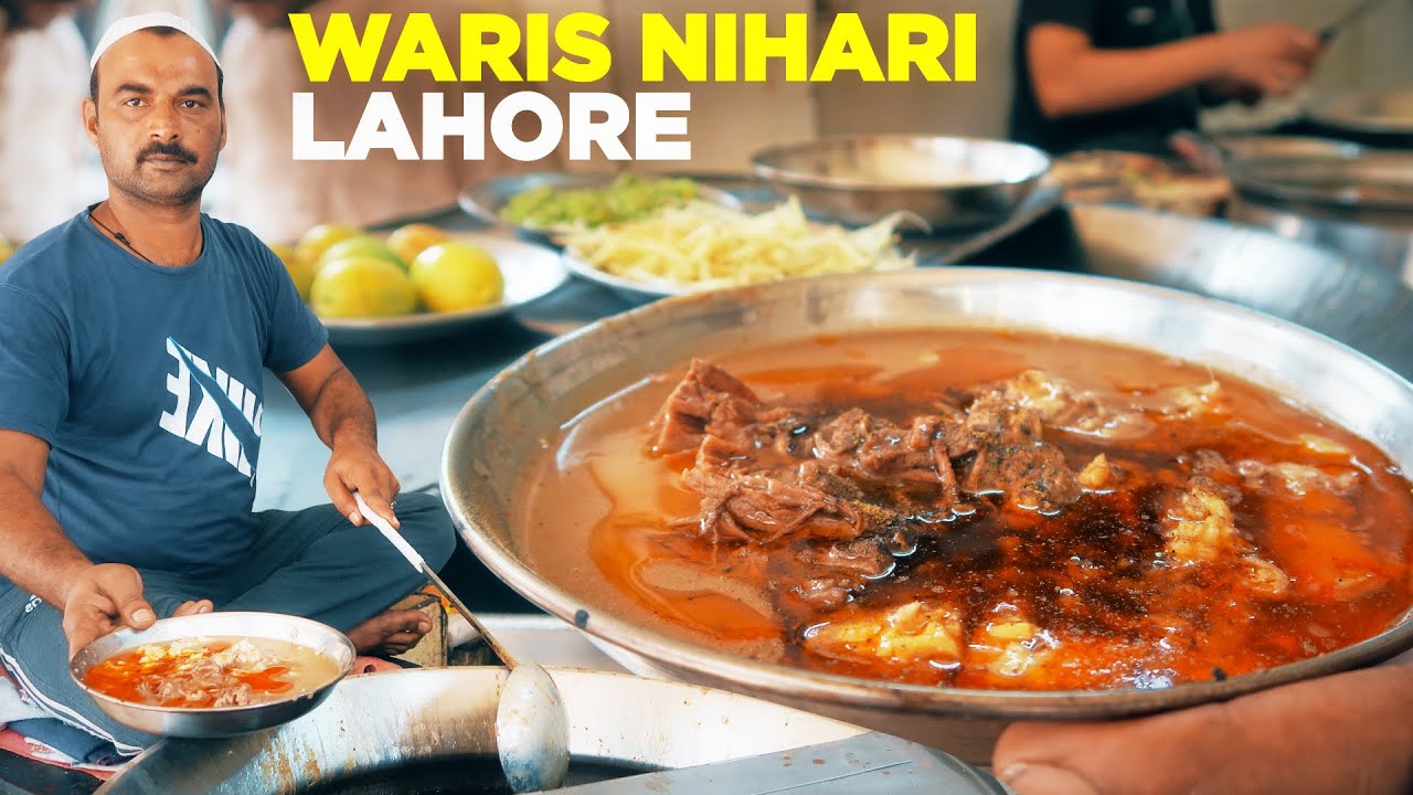 Street Food of Lahore | Waris Nihari & Hafiz Hotel Breakfast | Pakistani Food | Nalli Maghaz Special | Street Food PK