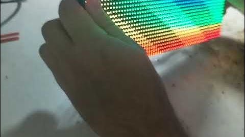 ESP32 Board Drive RGB Matrix Panel Demo