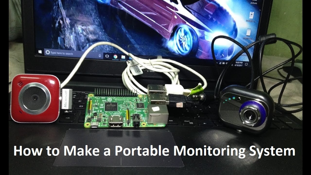 Monitoring System using Raspberry (2 Camera) - YouTube