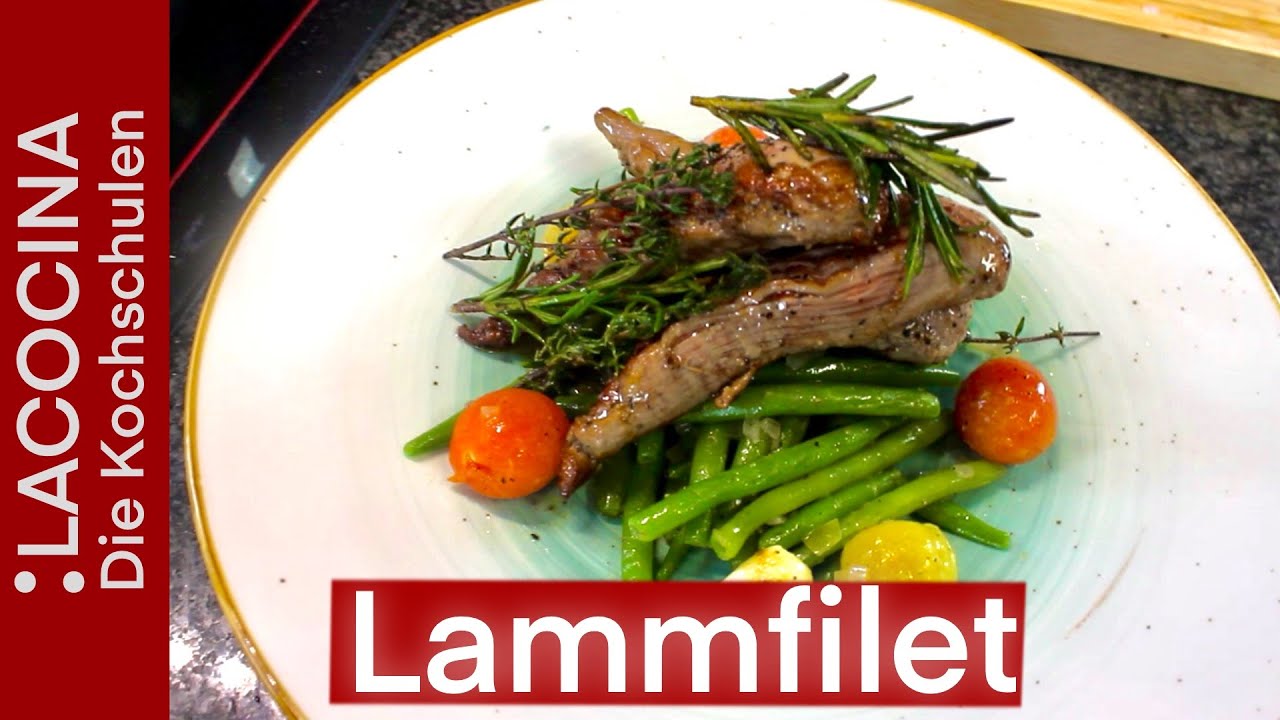 Lammfilet mit grünen Bohnen - schnelles Abendessen | Rezept | La Cocina ...