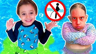 Rafael e Mc Divertida Novas REGRAS DE CONDUTA na PISCINA (Rules of Conduct) | Mc Divertida