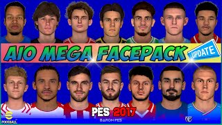 PES 2017 MEGA FACEPACK - 2023/24  UPDATES