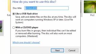 How to Burn Photos to a CD or DVD in Windows 10
