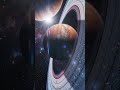 Ein majestätischer Anblick der Ringe eines Planeten! 🤩🪐 #Planet #Ringe #Anblick #Majestät
