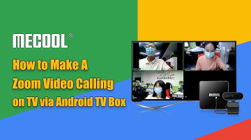 How to make ZOOM Video Calling on TV Even Its Not Smart via TV Box l MECOOL Android TV Box.