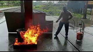 NITROGEN FIRE EXTINGUISHER 🔥 DEMO.