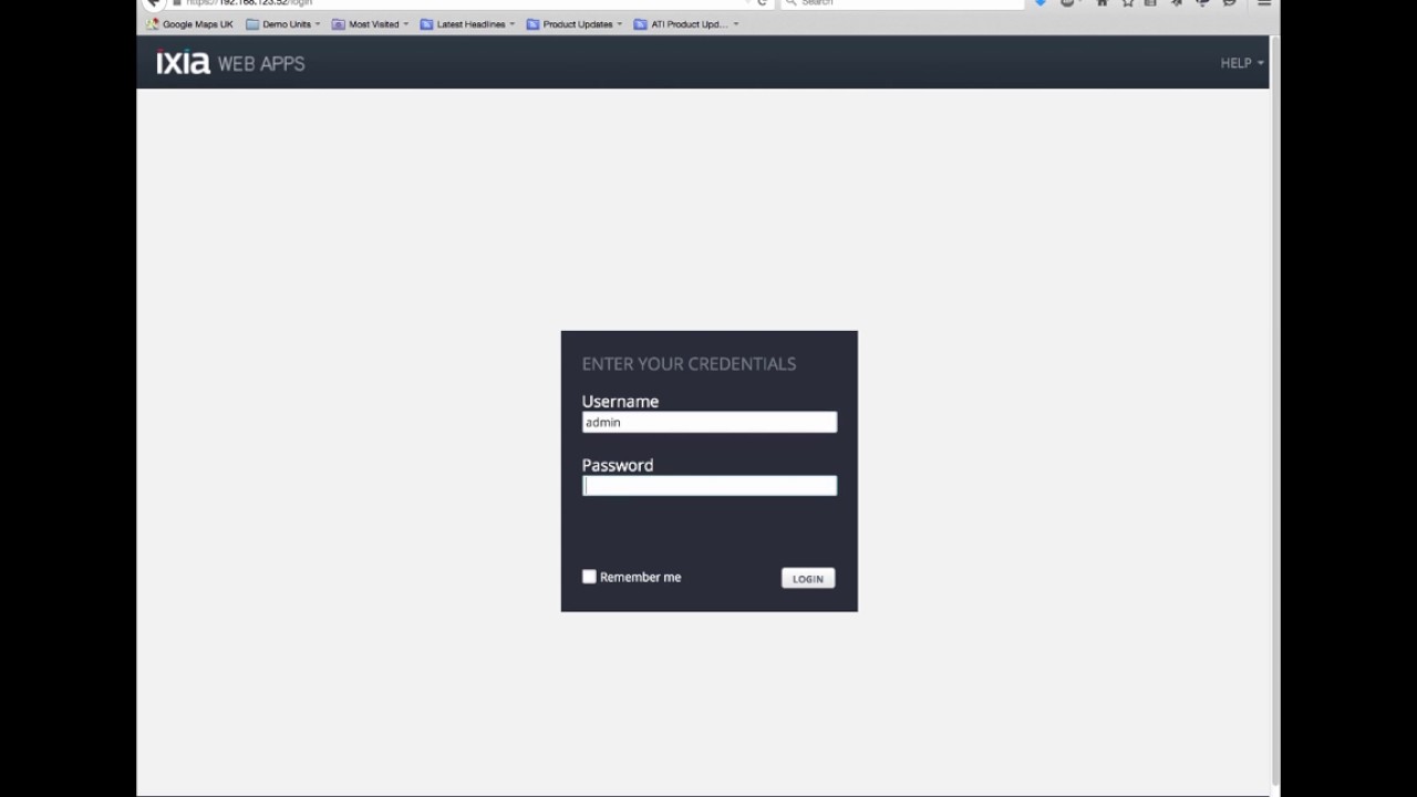 Tutorial 1 Starting Ixia BreakingPoint bps interim