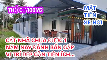 MS:25131 Căn nhà đẹp tuyệt vời dọn vô ở liền - Thổ cư 100m2 đường xe tải rộng rãi thông thoáng.