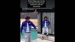 Stefon Diggs Steps Into His Own Lane, Leaving Trends Behind For Real Self Expression