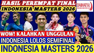 Download Lagu Jagoan Indonesia ke Semifinal ‼️ Hasil Semua Sektor 8 Besar Badminton Indonesia Master 2026 MP3
