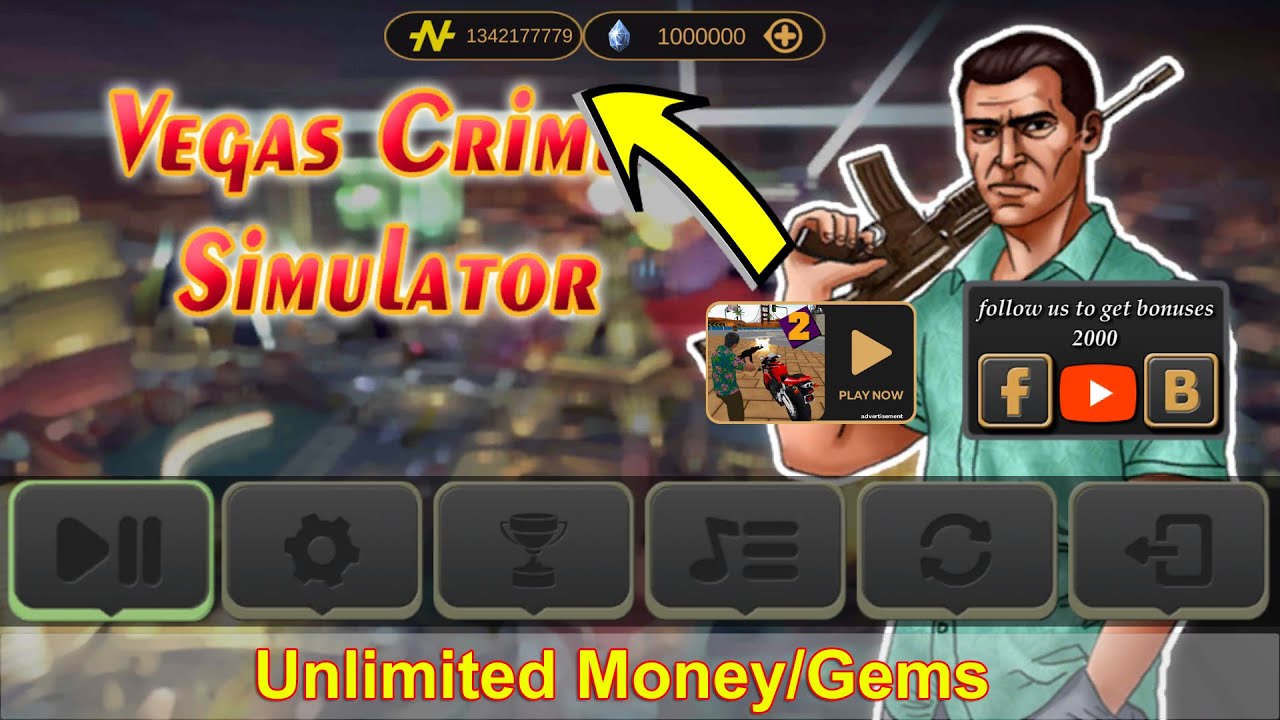 Vegas Crime Simulator Mod Apk Download V4 8 Unlimited Money Gems Youtube<script async src=