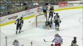 Brandon Dubinsky Goal Against Pittsburgh Penguins 4/5/12