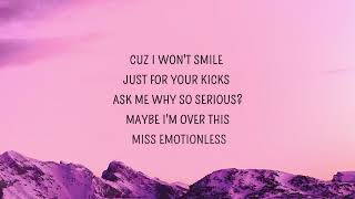 Mia Baron - Miss Emotionless (Lyrics)