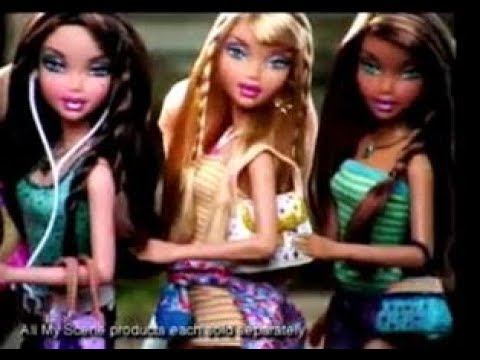barbie my scene 2008 street sweet dolls commercial #1 first one