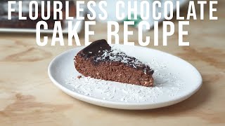 Flourless chocolate cake