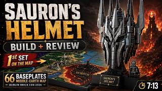 LEGO Sauron’s Helmet 11373 Build & Review | The First Step in Our 66-Baseplate Middle-earth Map