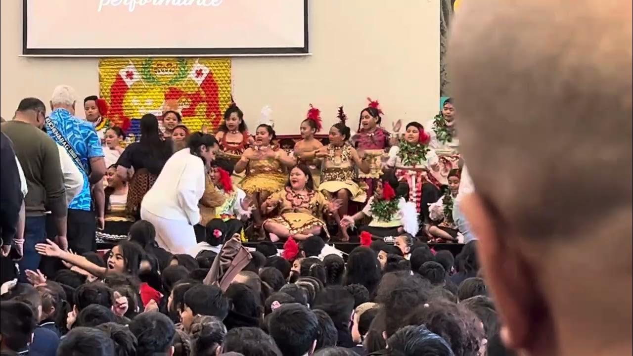 Moana and junior at rowandale school for tongan language week 2024