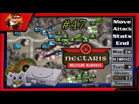 Во что поиграть? 🌒 Nectaris Military Madness 🌒 Прохождение / Ps1 gameplay сложная новая кампания #47