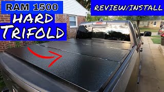 YITAMOTOR Hard TriFold Truck Bed Tonneau cover install on Dodge Ram