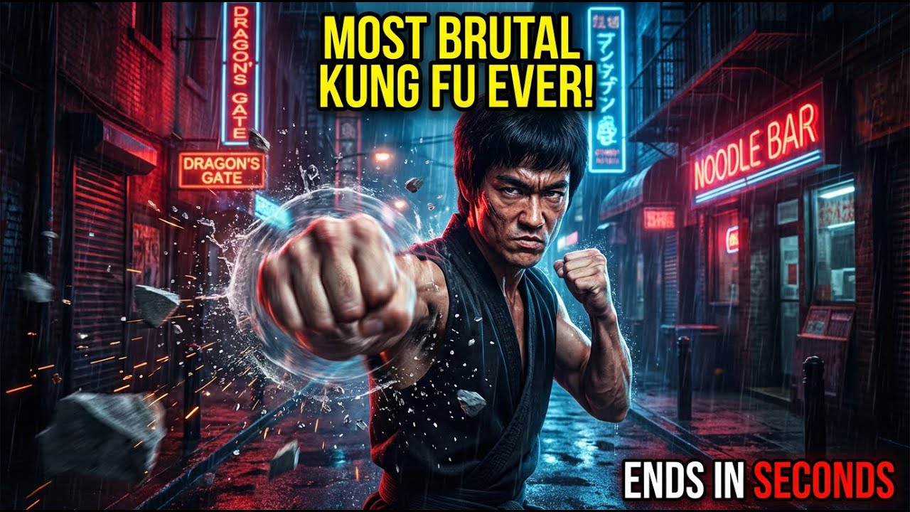 Bruce Lee’s Most Brutal Kung Fu Fight Ever | Enemies Defeated in Seconds