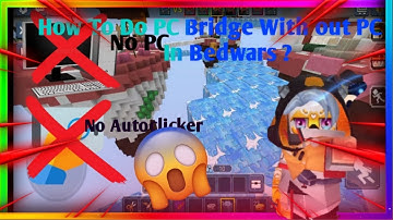 How to do PC Like bridge In Phone with out autoclicker and PC ll Block man go ll Bedwars Redeem code