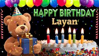 Layan Happy birthday To You - Happy Birthday song name Layan 🎁 🎂