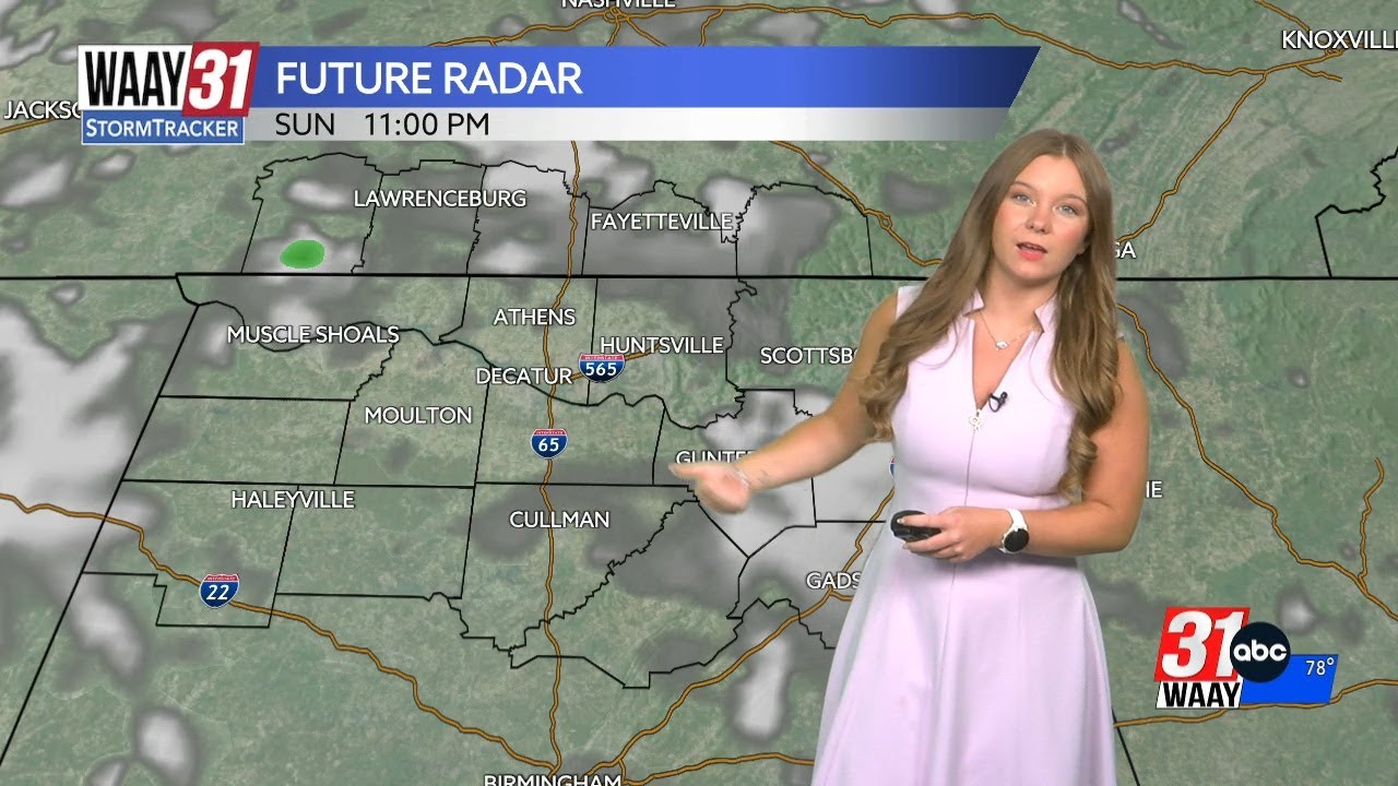 Scattered showers and storms possible again tomorrow - YouTube